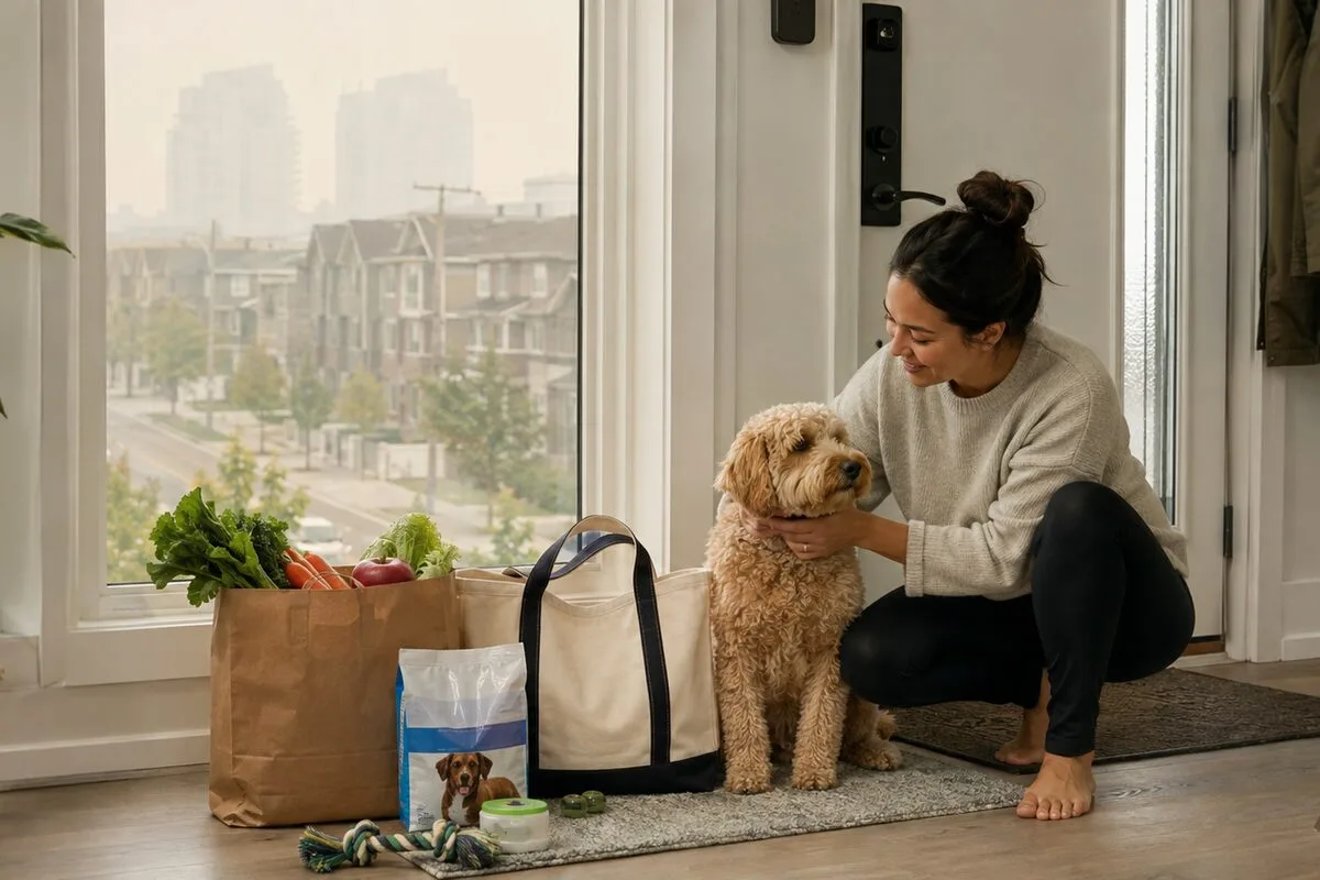 Wildfire Smoke Advisories in Canada: How to Get Errands and Pet Care Done Without Going Outside