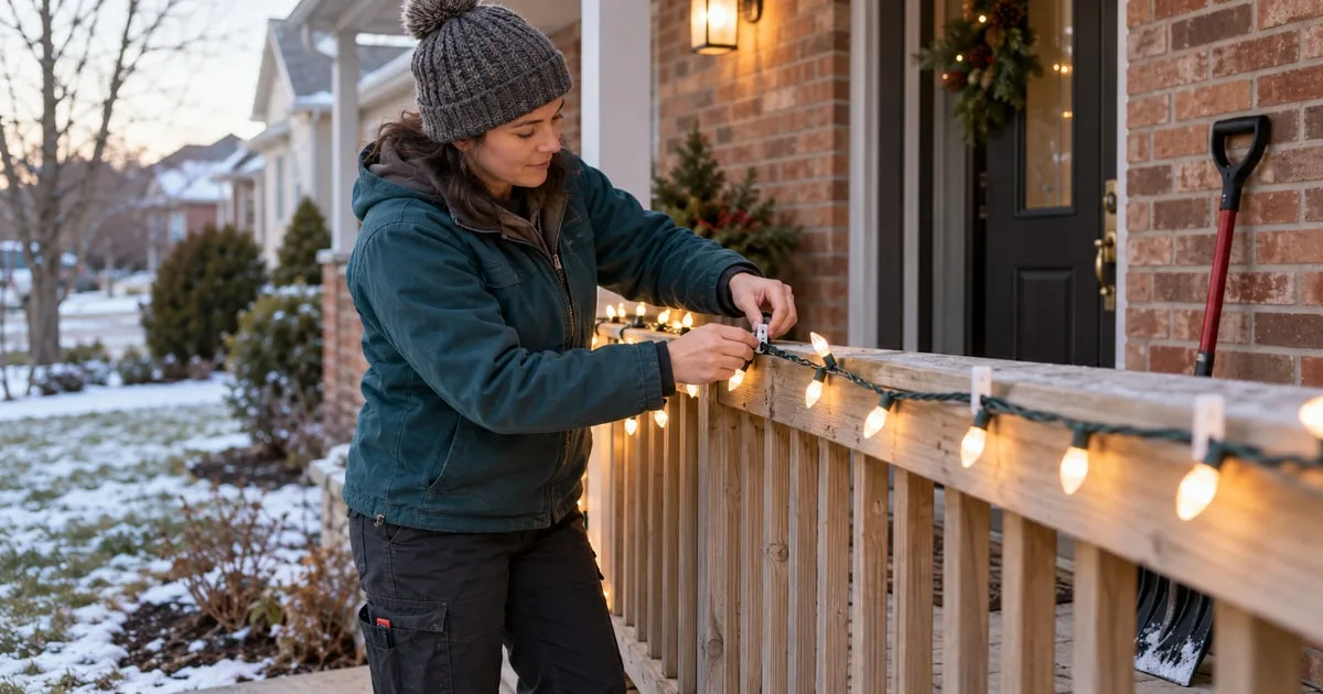 Winter Jobs for Providers: Shovelling and Holiday Lights